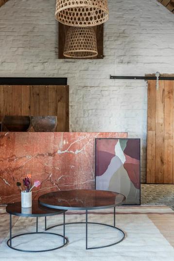 Nesting koffietafel set Ethnicraft beschikbaar voor biedingen