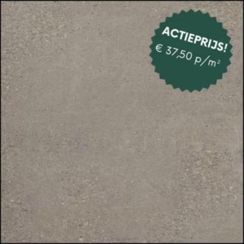 MS Keramische tuintegel Konkrete Cenere 100x100x2 cm OP=OP, Tuin en Terras, Tegels en Klinkers, Zo goed als nieuw, Terrastegels