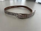 Riem met panterprint van Sam Brown, maat 85, Kleding | Dames, Riemen en Ceinturen, 80 tot 90 cm, Bruin, Verzenden, Tailleriem