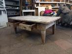 Massief houten salontafel, Huis en Inrichting, 50 tot 100 cm, Minder dan 50 cm, 100 tot 150 cm, Gebruikt