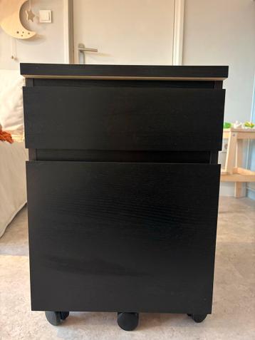 IKEA Malm ladeblok / archiefkast op wieltjes - afbeelding 1