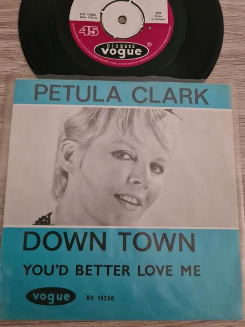 Petula Clark/ Down town, Cd's en Dvd's, Vinyl Singles, Gebruikt, Single, Pop, 7 inch, Ophalen of Verzenden