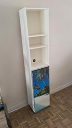 Billy boekenkast wit met deur, Ophalen, Gebruikt, 25 tot 50 cm, 50 tot 100 cm