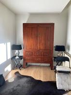 Linnenkast, Ophalen, 200 cm of meer, Kersenhout, 25 tot 50 cm