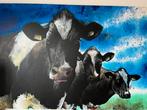 Canvas koeienschilderij, Antiek en Kunst, Kunst | Schilderijen | Klassiek, Ophalen
