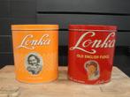 2 LEUKE "LONKA FUDGE" BLIKKEN, Ophalen of Verzenden, Gebruikt, Overige, Overige merken
