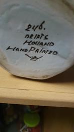 vaas delfts holland, Overige kleuren, Aardewerk of Porselein, Ophalen of Verzenden, Zo goed als nieuw