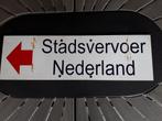 Autobus bestemmingsbord Stadsvervoer Nederland jaren 60/70, Ophalen of Verzenden, Gebruikt, Bus of Metro, Overige typen