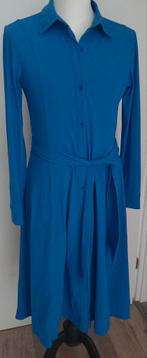 Nicolette Kluijver jurk mt m, Maat 38/40 (M), Blauw, Zo goed als nieuw, Onder de knie