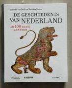 De geschiedenis van Nederland in 100 oude kaarten, 20e eeuw of later, Nieuw, Ophalen of Verzenden, Reinder Storm; Peter van der Krogt; Marleen Smit; Huibert Cri...