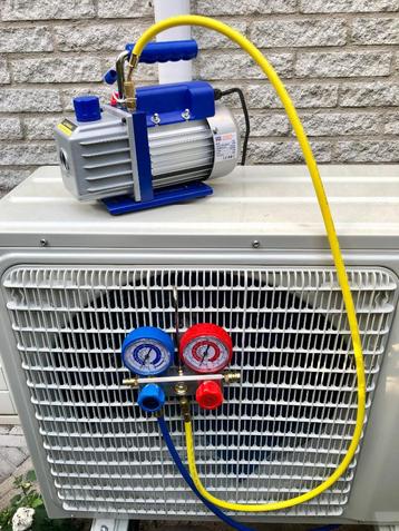 Vacuumpomp - set huren om zelf uw airco te vacumeren beschikbaar voor biedingen