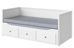 Bed met lade Hemnes ikea, Huis en Inrichting, Ophalen, Gebruikt, Eenpersoons, Wit