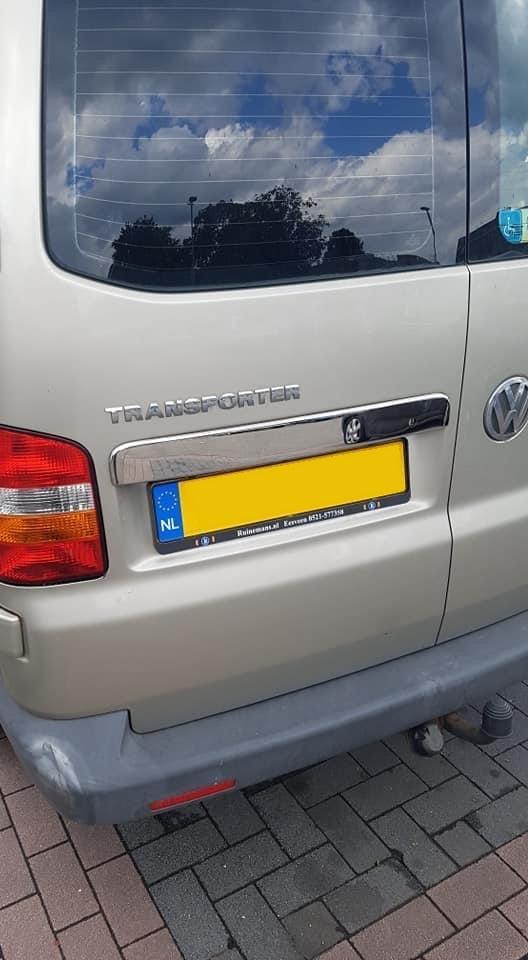 VW T5 Kofferbakstrip RVS Kofferbaklijst Chroom, Auto diversen, Tuning en Styling