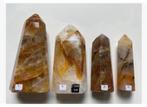 4 x Gouden merliniet torens / golden healer, prijs per stuk, Verzamelen, Mineralen en Fossielen, Ophalen of Verzenden, Mineraal