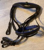 Hoofdstel met teugels maat shetland donkerblauw, Dieren en Toebehoren, Ophalen of Verzenden, Nieuw, Dressuur