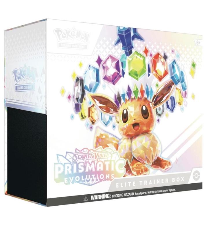 Pokémon TCG: Scarlet & Violet - Prismatic Evolutions ETB, Hobby en Vrije tijd, Verzamelkaartspellen | Overige, Nieuw, Boosterbox