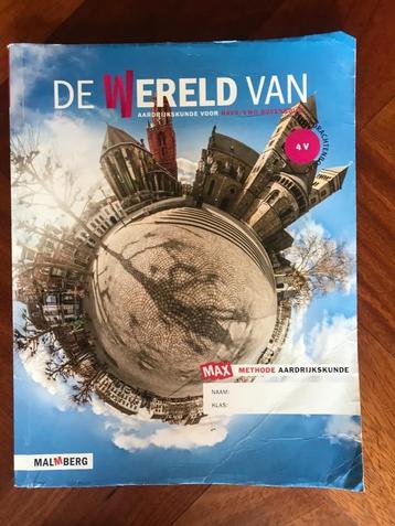 VWO De Wereld van Aardrijkskunde 4V Max Methode  beschikbaar voor biedingen