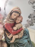 Antiek heiligen beeld zeldzame uitvoering, Antiek en Kunst, Ophalen of Verzenden