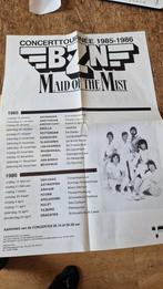Poster BZN Maid Of The Mist tournee 1985 - 1986, Ophalen of Verzenden, Gebruikt, A1 t/m A3, Rechthoekig Staand