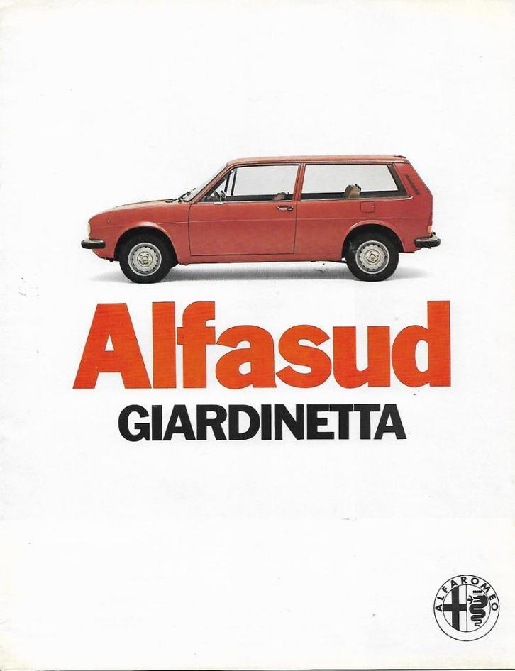 Brochure Alfa Romeo ALFASUD Giardindetta, 1989 (NL)., Boeken, Auto's | Folders en Tijdschriften, Nieuw, Alfa Romeo, Ophalen of Verzenden