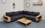 Hele nette loungeset z.g.a.n met tafel en afdekhoes 245x245, Ophalen, ., Bank, Zo goed als nieuw