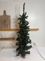 Mooi smal kunst kerstboompje op houten kruis 90cm hoog, Diversen, Kerst, Ophalen of Verzenden, Zo goed als nieuw