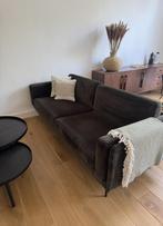 Karwei Bank Marquise 3-zits fluweel warmgroen, Ophalen, Stof, Driepersoons, 75 tot 100 cm