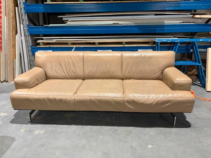 Willi Schilling Design Bankstel - Top Leder!, Huis en Inrichting, Banken | Bankstellen, Gebruikt, Rechte bank, Driepersoons, 200 tot 250 cm