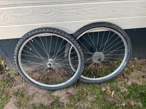 Wielen-Set MTB 26 inch, Fietsen en Brommers, Fietsonderdelen, Mountainbike, Wiel, Ophalen