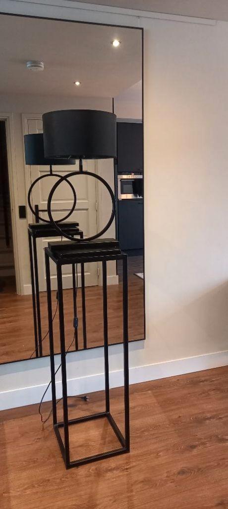 Colmore Lampenkap Chintz Rond Zwart 40x40x21 cm, Huis en Inrichting, Lampen | Lampenkappen, Nieuw, Minder dan 25 cm, Rond, Zwart