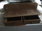 Hangrek met 2 lades, Ophalen, Minder dan 50 cm, Gebruikt, Bruin