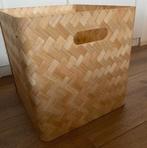 Houten Opbergmand bullig van ikea 2x, Huis en Inrichting, Ophalen of Verzenden, 50 tot 100 cm, Minder dan 50 cm, Minder dan 50 cm