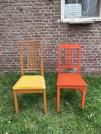 Twee stoelen, 1x vintage, Huis en Inrichting, Stoelen, Ophalen, Gebruikt, Twee