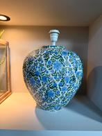 Grote lampenvoet retro vintage kruik tafellamp delfts blauw, Ophalen of Verzenden, Zo goed als nieuw, Nvt, Nvt