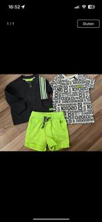 Set met korte broek ‘t shirt en korte broek maat 80 quapi, Broekje, Ophalen of Verzenden, Zo goed als nieuw, Jongetje