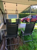 Tuinstel, Tuin en Terras, Tuinsets en Loungesets, Ophalen, 4 zitplaatsen, Gebruikt, Aluminium