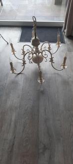 Franse kroonluchter 6 armen, Huis en Inrichting, Ophalen of Verzenden, Gebruikt, Metaal