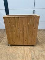 Houten Plantenbak Verrijdbaar, Ophalen, Minder dan 60 cm, Vierkant, Zo goed als nieuw