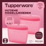 TUPPERWARE Silicone Bags (2) maat S, Nieuw, Ophalen of Verzenden, Geel