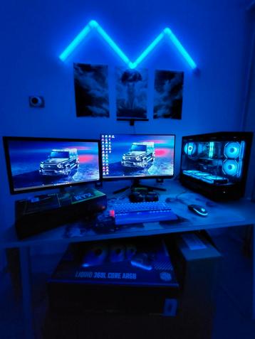 Complete PC Setup RX6800 16GB Met Monitoren & Toebehoren beschikbaar voor biedingen