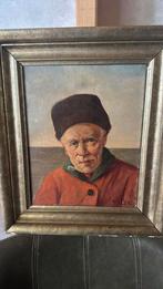 Schilderij oude vissers man, Antiek en Kunst, Ophalen of Verzenden