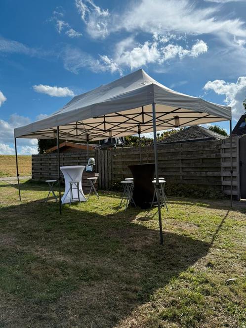 Partytent te huur!, Tuin en Terras, Partytenten, Zo goed als nieuw, 5 tot 8 meter, Ophalen