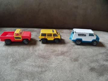 3 oudere TONKA  autootjes   beschikbaar voor biedingen