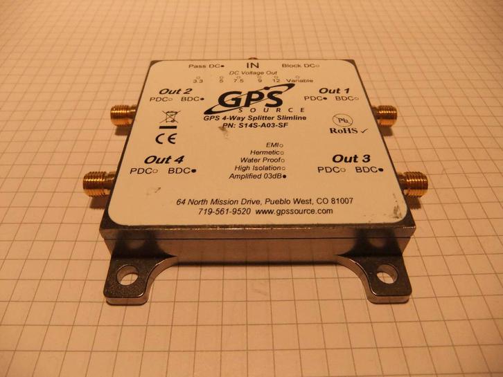 GPS 4-Way Splitter Slimline., Telecommunicatie, Overige Telecommunicatie, Gebruikt, Ophalen of Verzenden