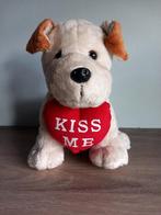 Lieve Knuffelhond met Hartje - Kiss Me, Ophalen of Verzenden, Zo goed als nieuw, Hond