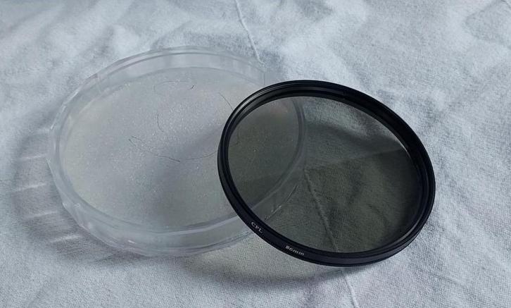 Lensfilter 86mm CPL z.g.a.n., Audio, Tv en Foto, Fotografie | Filters, Zo goed als nieuw, Polarisatiefilter, 80 mm of meer, Overige merken