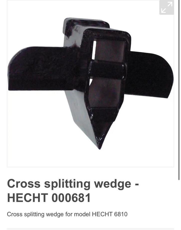 Kruiskop kloofmachine Hecht 000681 - Nieuw in doos, Tuin en Terras, Kloofmachines, Nieuw, Ophalen of Verzenden