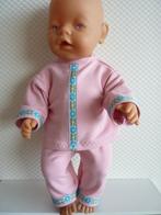Setje fleece of joggingstof past de baby born pop, Ophalen of Verzenden, Nieuw, Babypop