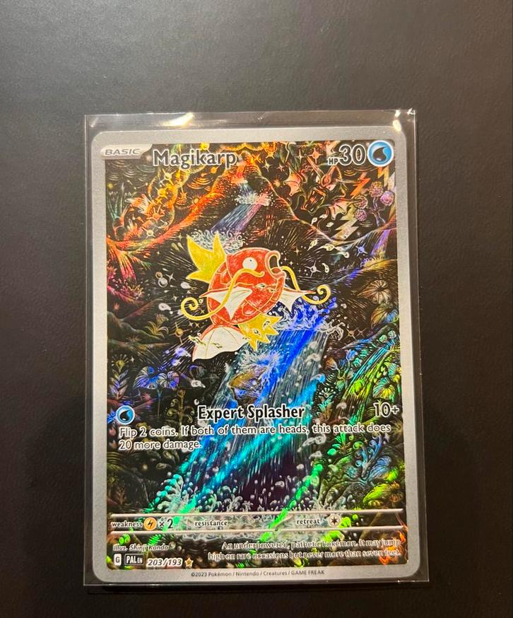 Magikarp 203/193 - Perfecte Staat, Hobby en Vrije tijd, Verzamelkaartspellen | Pokémon, Zo goed als nieuw, Losse kaart, Foil, Ophalen of Verzenden