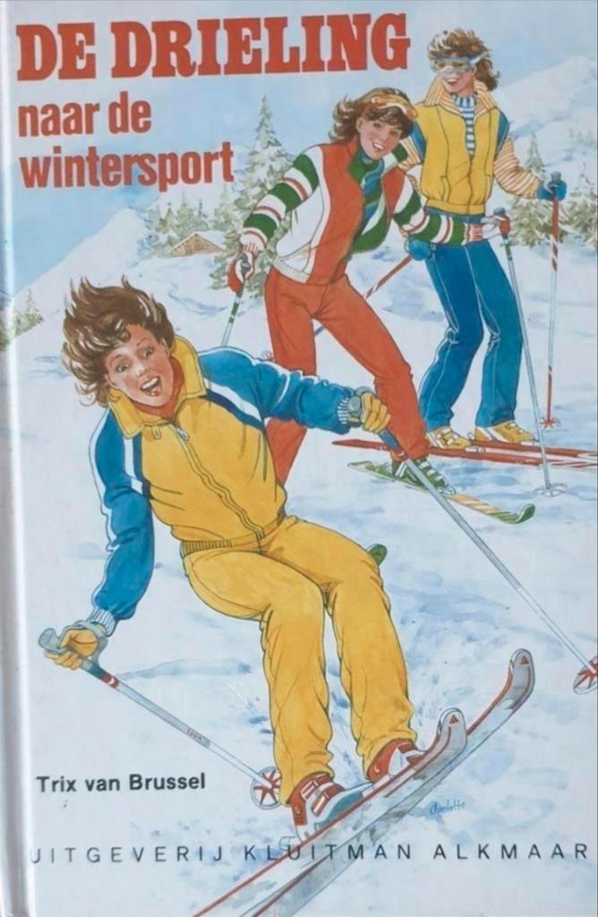 Trix van Brussel - De drieling naar de wintersport, Boeken, Kinderboeken | Jeugd | 10 tot 12 jaar, Gelezen, Ophalen of Verzenden